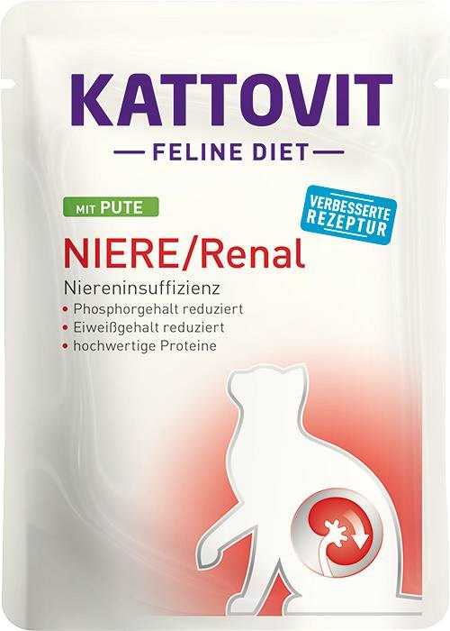 Kattovit Feline Diet Kidney/Renal – wet cat food – 12 x 85 g