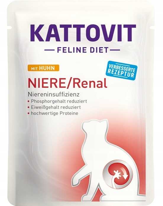 Kattovit Feline Diet Kidney/Renal Chicken - wet cat food - 85 g