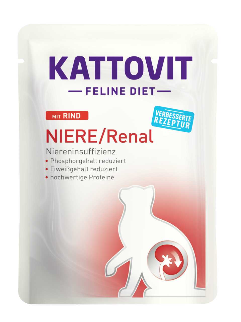 Kattovit Feline Diet Kidney/Renal Beef - wet cat food - 85 g
