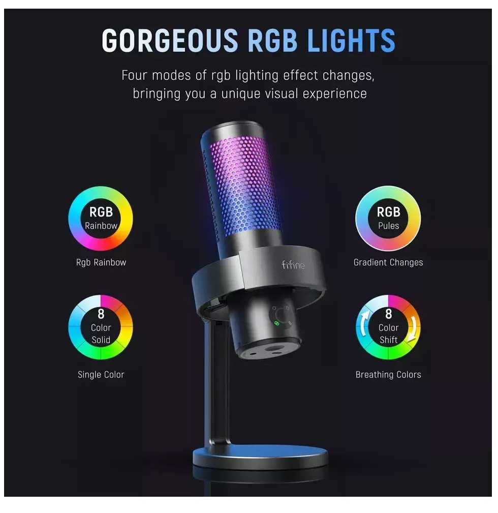 FIFINE A9 RGB Black