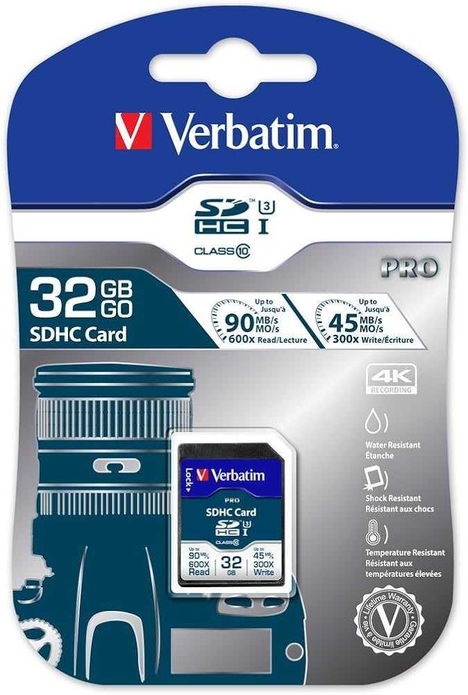 Verbatim Pro SDHC 32 GB Class 10 UHS-I/U3 (47021)