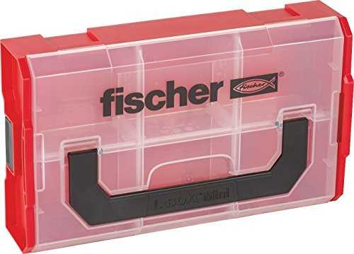 Fischer FixTainer - empty - (red/transparent)