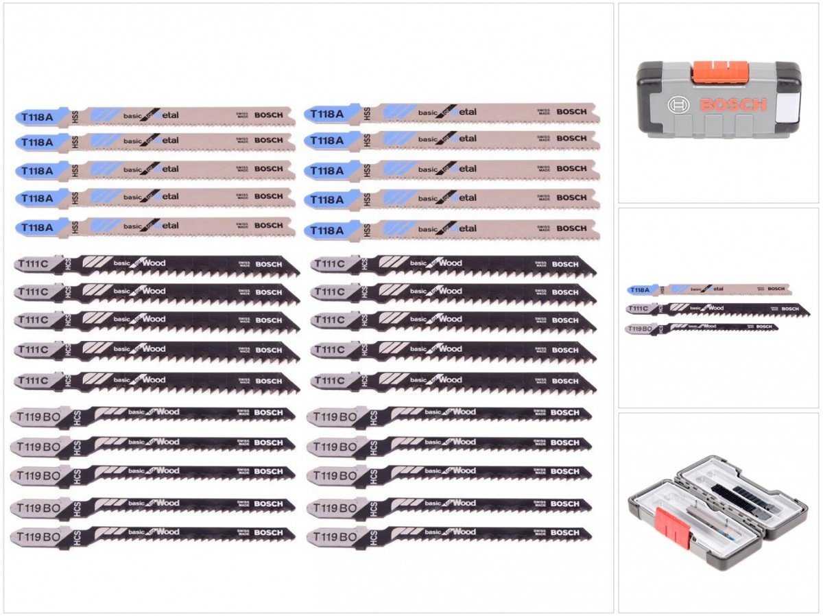 Bosch Powertools Basic Jigsaw Blade Set