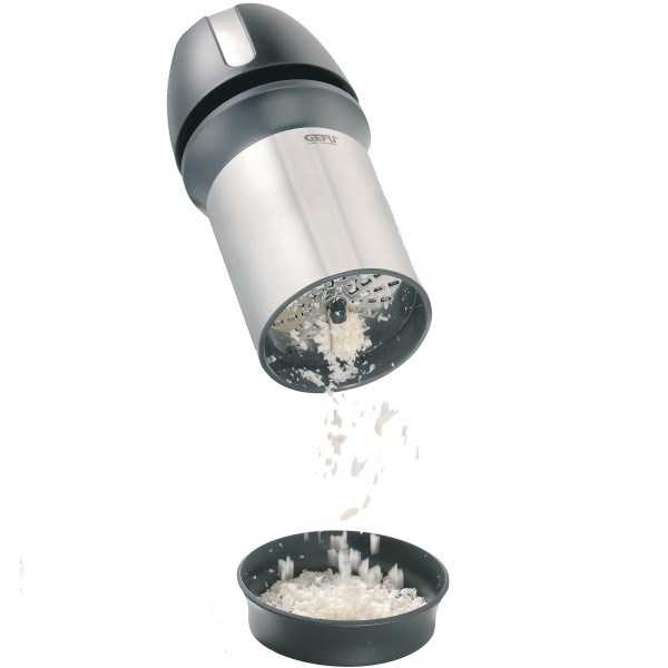 Gefu 34680 grater Black, Stainless steel