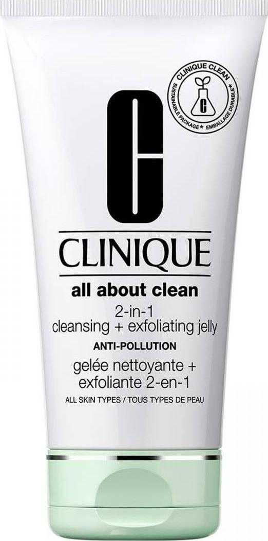 Clinique All About Clean 2-in-1 Cleansing Exfoliating Jelly, gentle