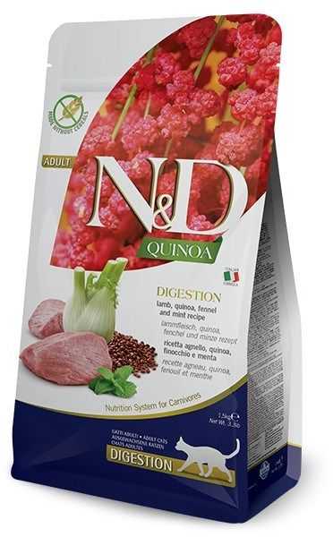 Farmina N AND D Quinoa Digestion Lamb, Fennel and Mint Adult 1.5kg
