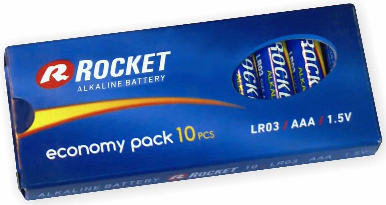 Rocket ECO Pack LR03-10BB 10-pack Blister