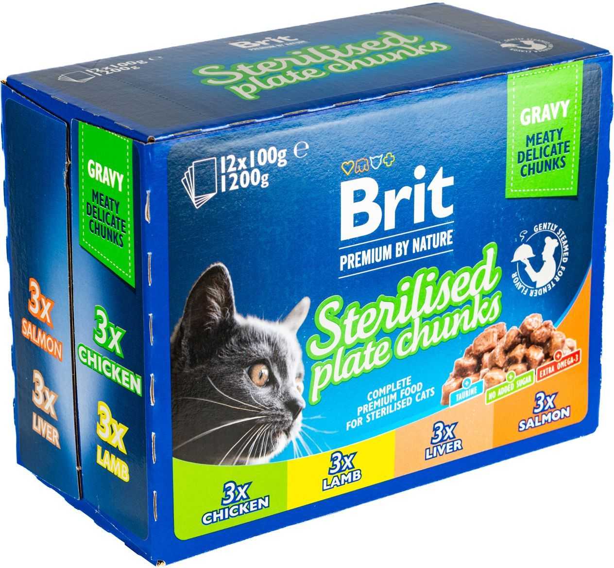 Brit Premium by Nature Sterilised Plate 12 x 100g