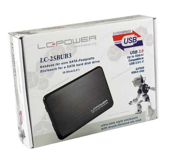 LC-POWER 2.5" SATA HDD Enclosure