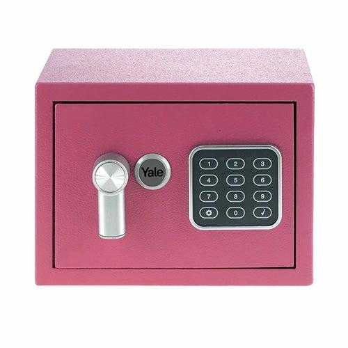Yale Freestanding safe 3.8 l Steel Pink