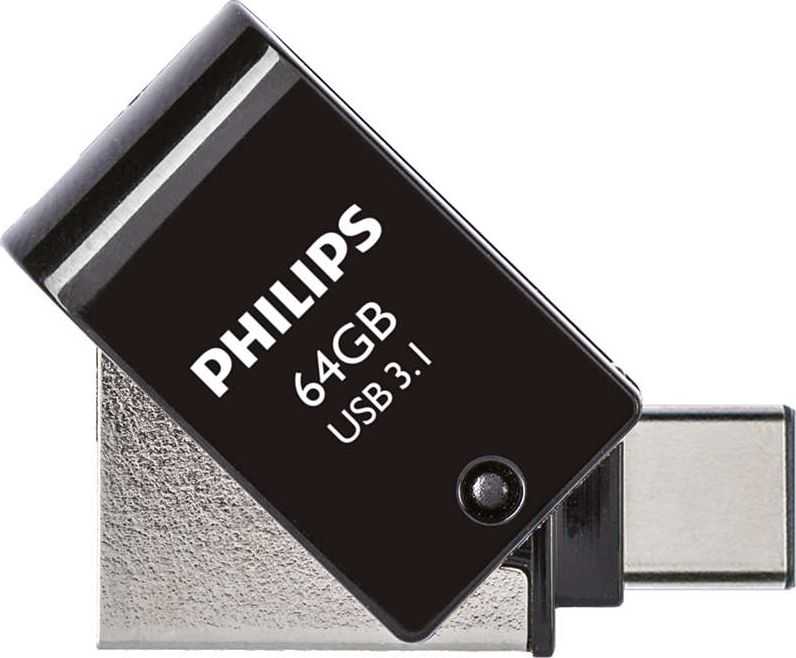 PHILIPS 64GB FM64DC152B/00 USB 3.1 Black