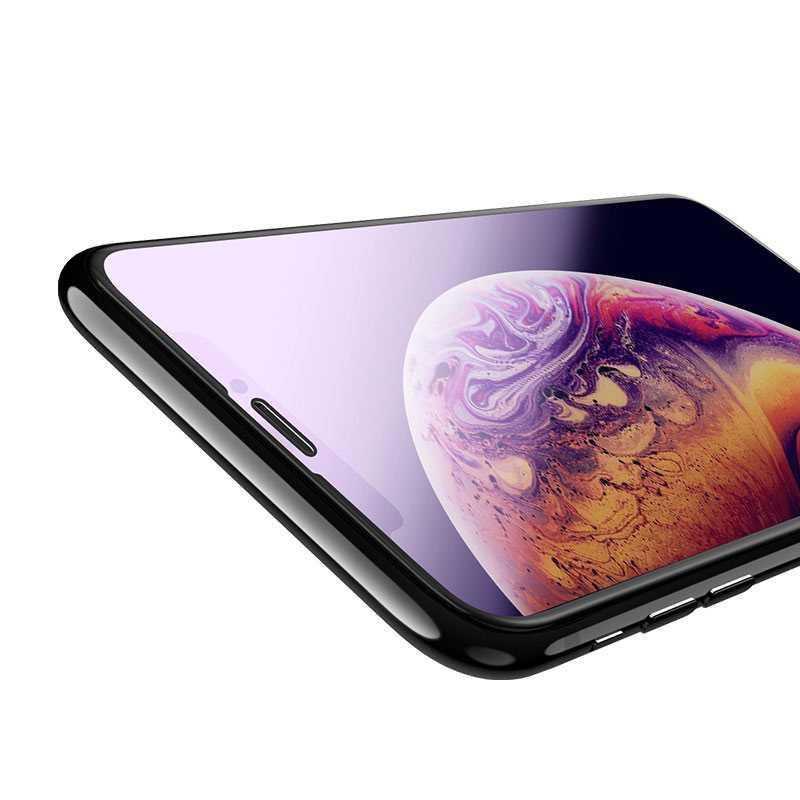 Devia Full Screen Tempered Glass iPhone XR (6.1 inch) black (10 pieces)
