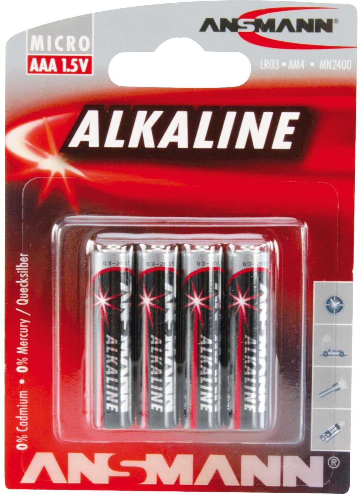 Ansmann Alkaline Red (Pack of 4