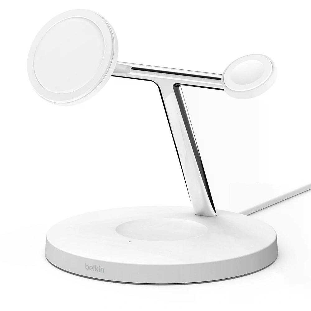 BELKIN MagSafe 3-in-1 Wireless Charging Stand + AC Power Adapter