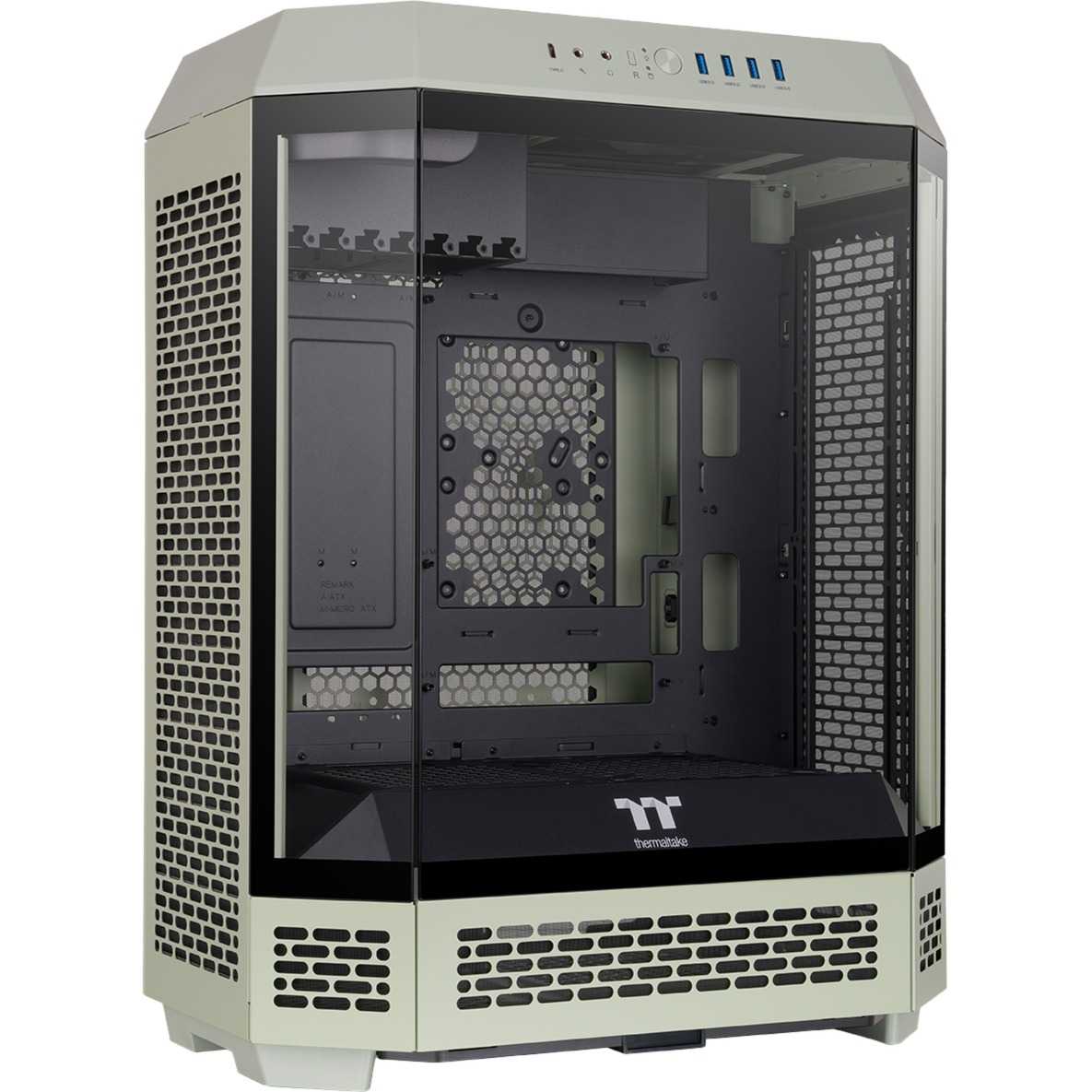 THERMALTAKE The Tower 600 (hellgrün, Tempered