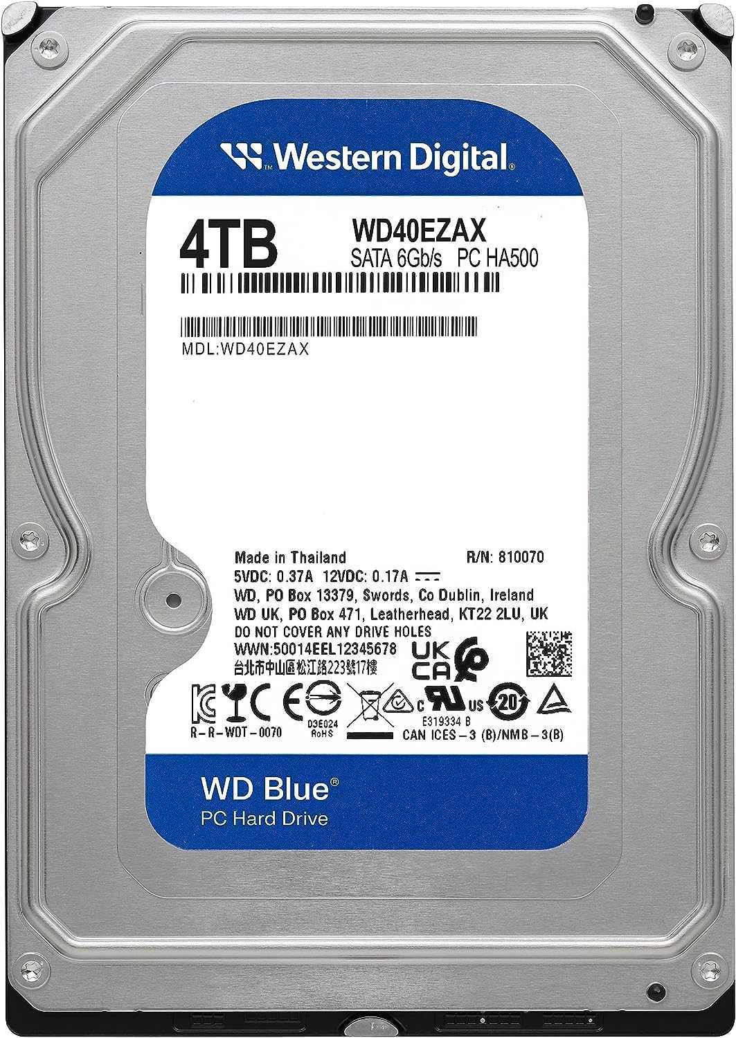 WD Blue 4TB 3.5'' 256MB 40EZAX