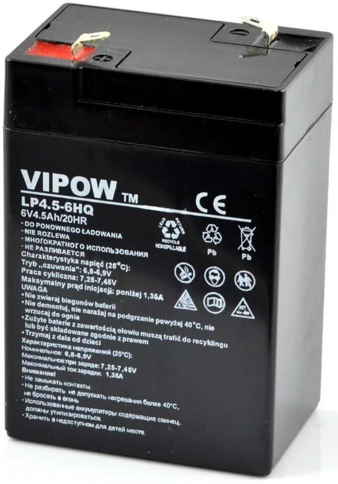 VIPOW BAT0202 6V 4.5Ah