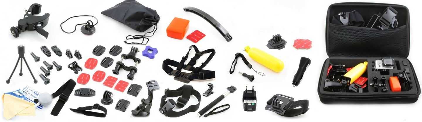 Xrec Accessories XXL Set for GoPro Hero / SJCAM