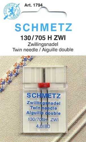 Schmetz 130/705 H ZWI 4.0 No. 80 Twin Needle 53001071