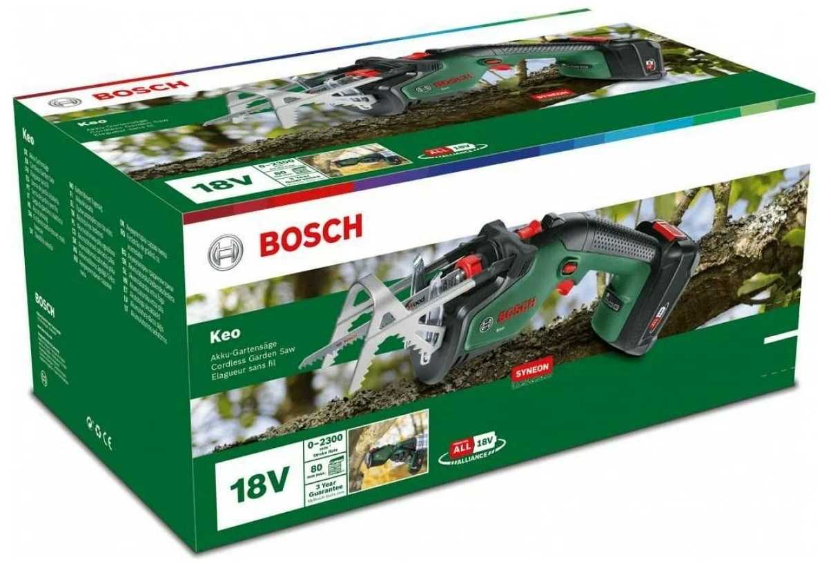 Bosch Powertools Akku-Astsäge Keo, 18Volt (green/black