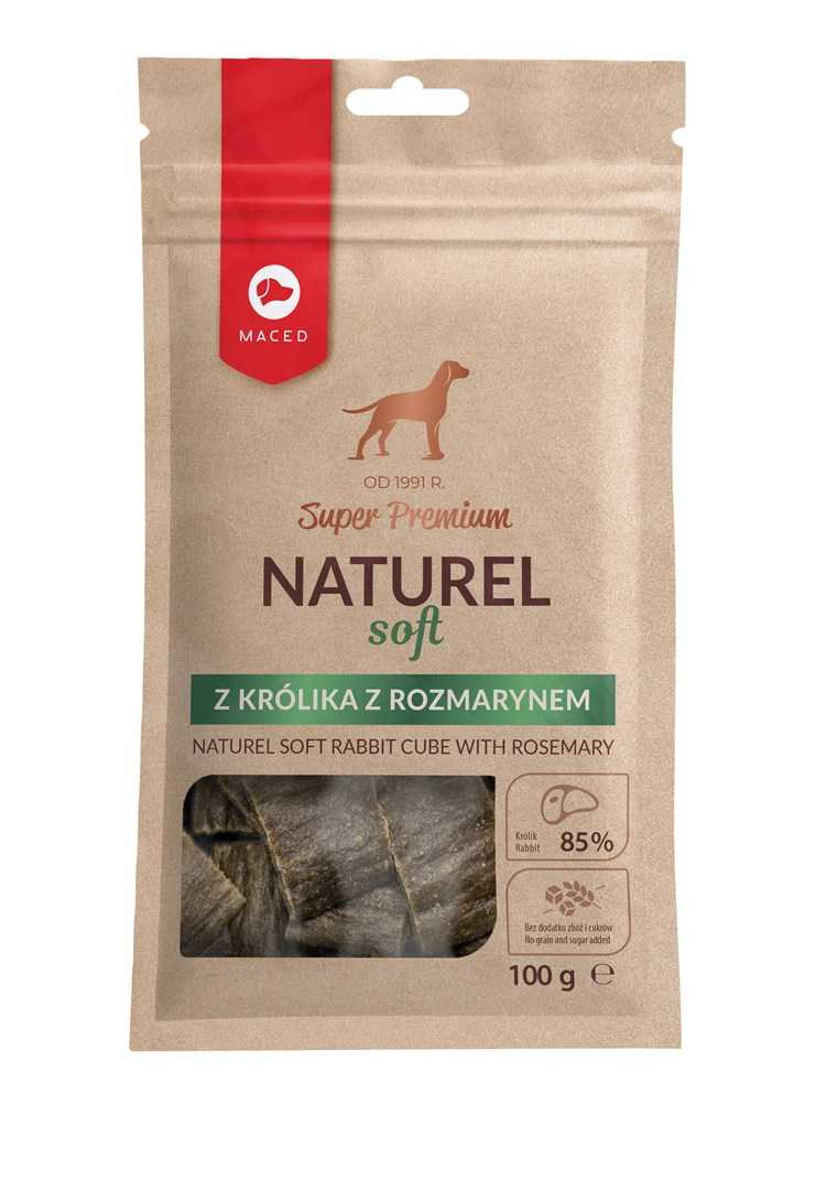 MACED Super Premium Natural Soft Rabbit with Rosemary - Dog Treat - 10