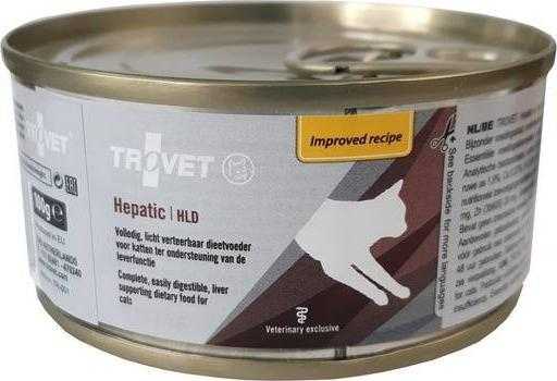 TROVET Hepatic HLD with chicken – wet cat food – 100g