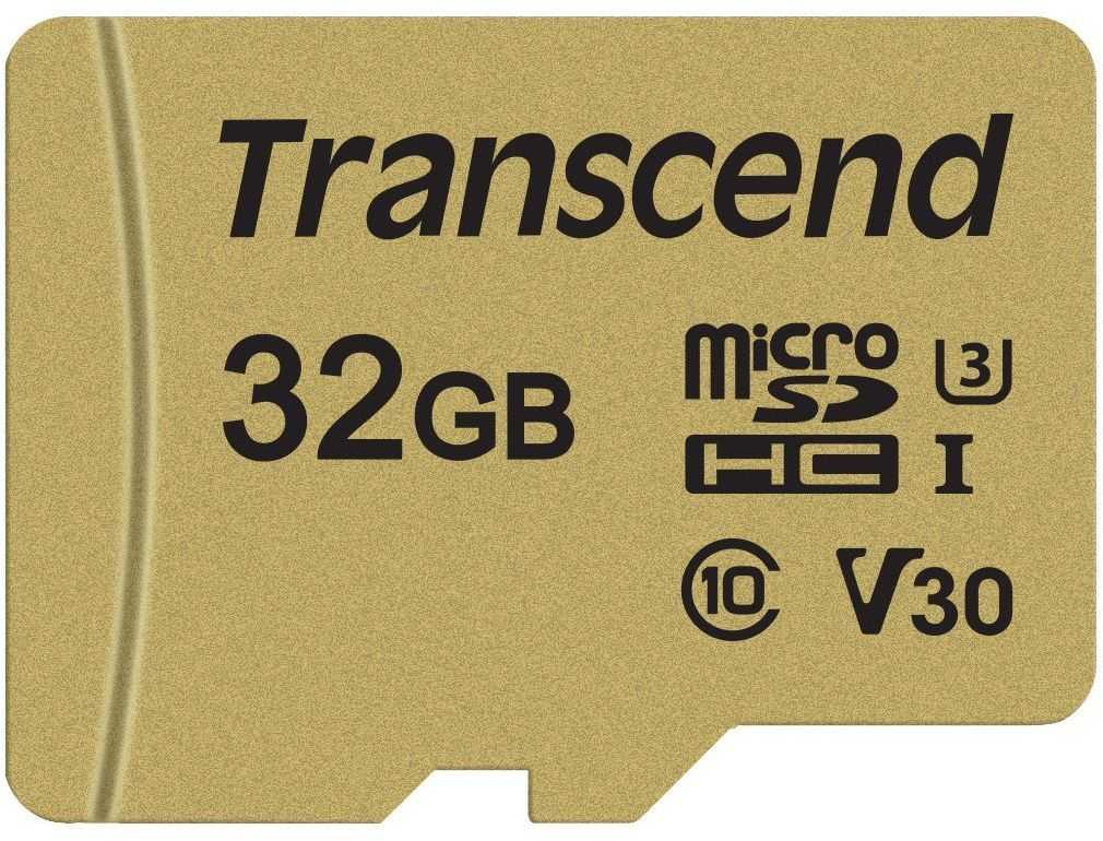 Transcend 500GB/32GB Micro SDHC Class 10