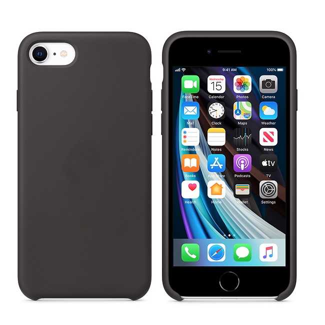 Riff Thin AND Soft Back Case for iPhone 7 / 8 / SE (2020) - Black