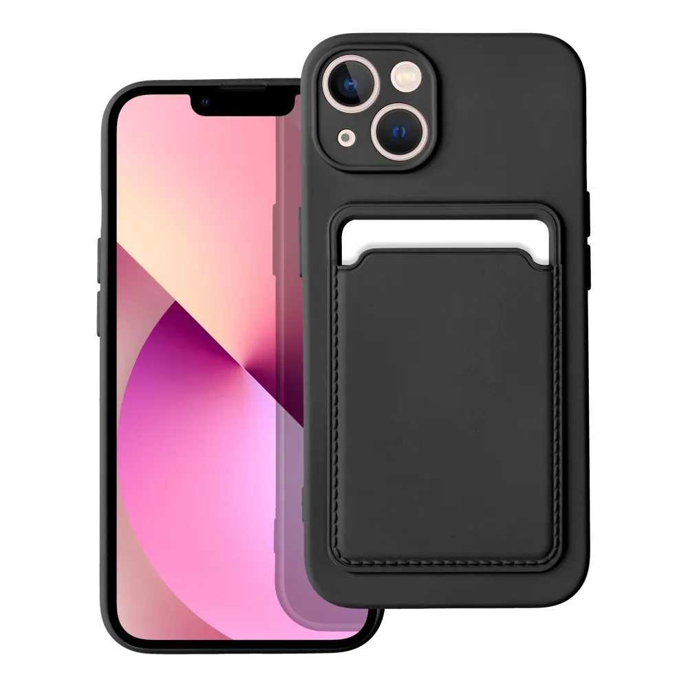 Riff Card series silicone back case for Apple iPhone 11, Black
