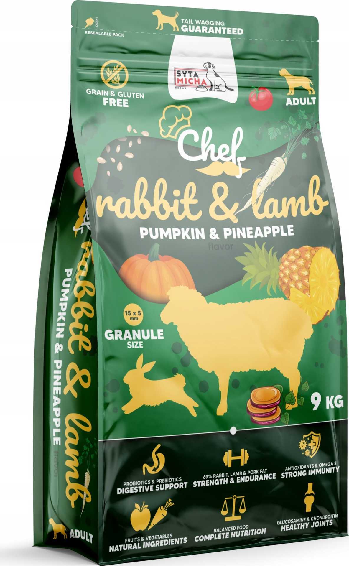 SYTA MICHA Chef Rabbit, lamb with pumpkin and pineapple – dry