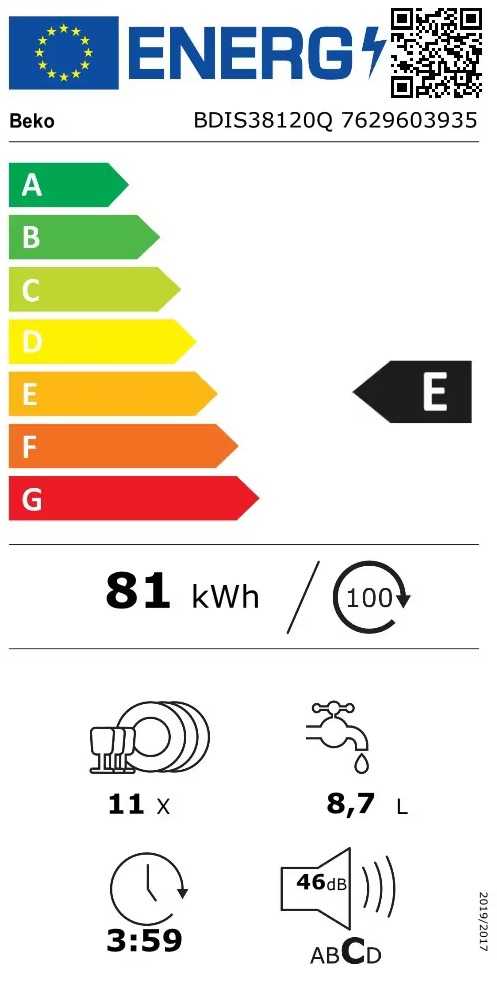 BEKO BDIS38120Q