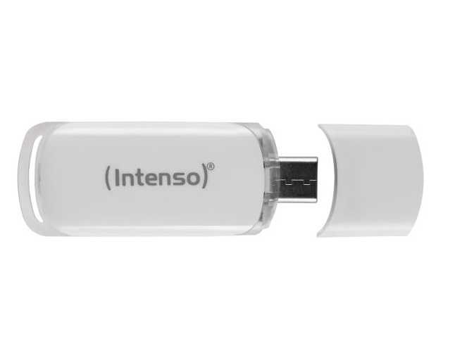 Intenso 128GB Flash Drive 3538491 USB 3.1 Type C White