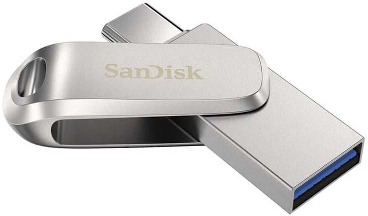 SANDISK 1TB Ultra Dual Drive USB 3.1/USB-C Silver