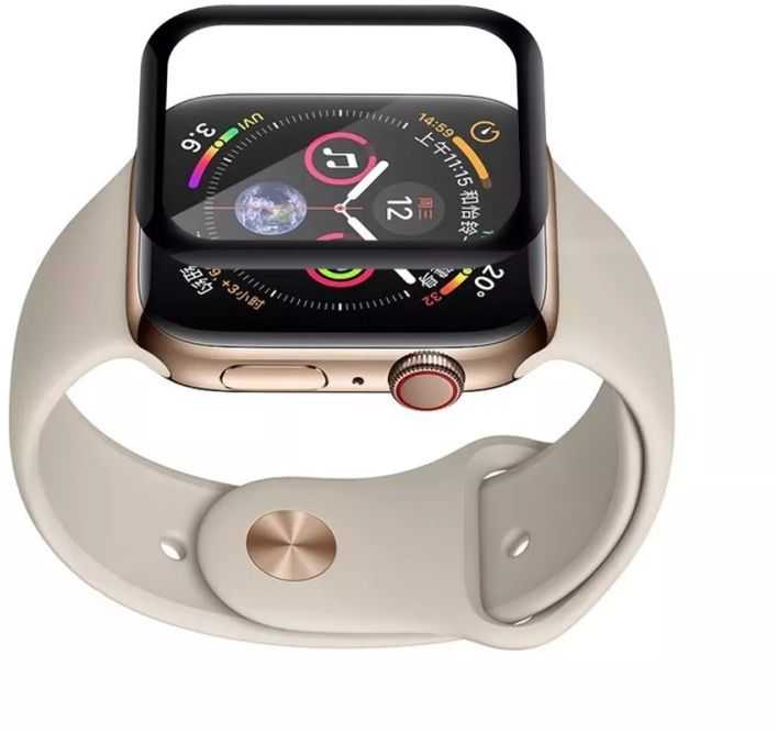 Riff 3D Curved Tempered Glass for Apple Watch 41mm Black