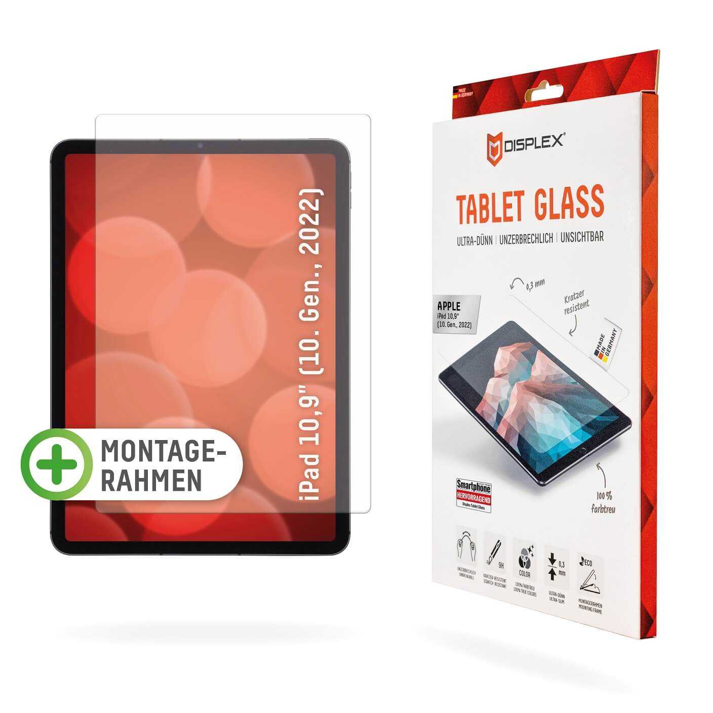 DISPLEX iPad 10.9" Glass Tablet (10th Generation, 2022);