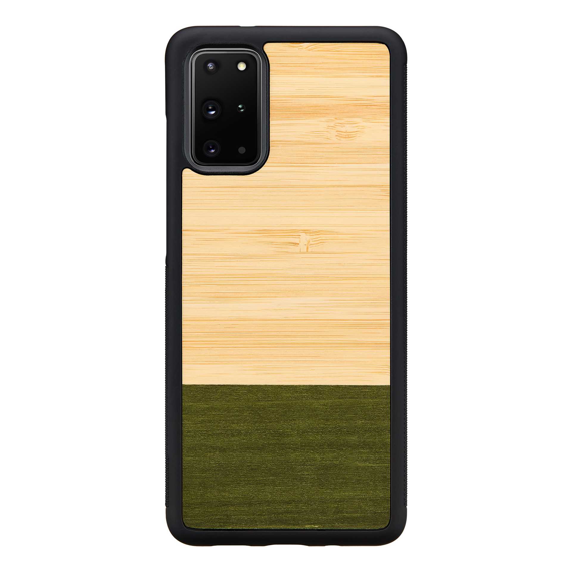 MAN AND amp;WOOD case for Galaxy S20+ Bamboo Forest Black