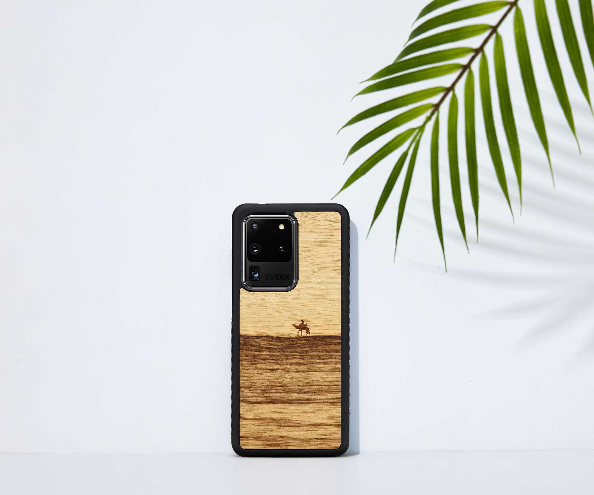 MAN AND amp;WOOD case for Galaxy S20 Ultra, Terra Black