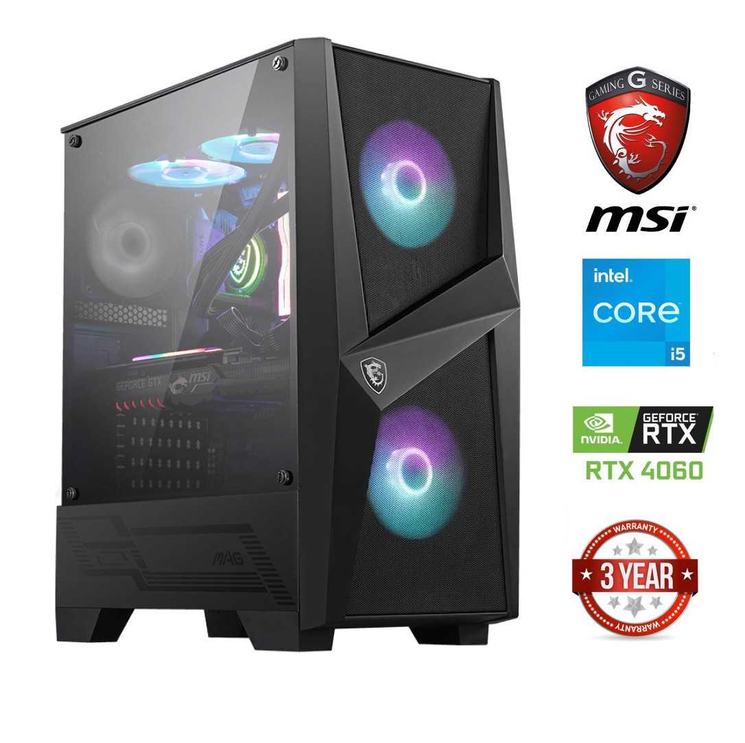 MDATA GAMING Core i5-12400F 16GB 1TB SSD RTX 4060 NoOS