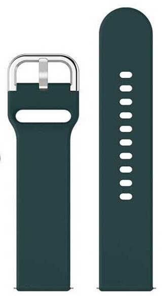 Riff 22mm Green Silicone Strap