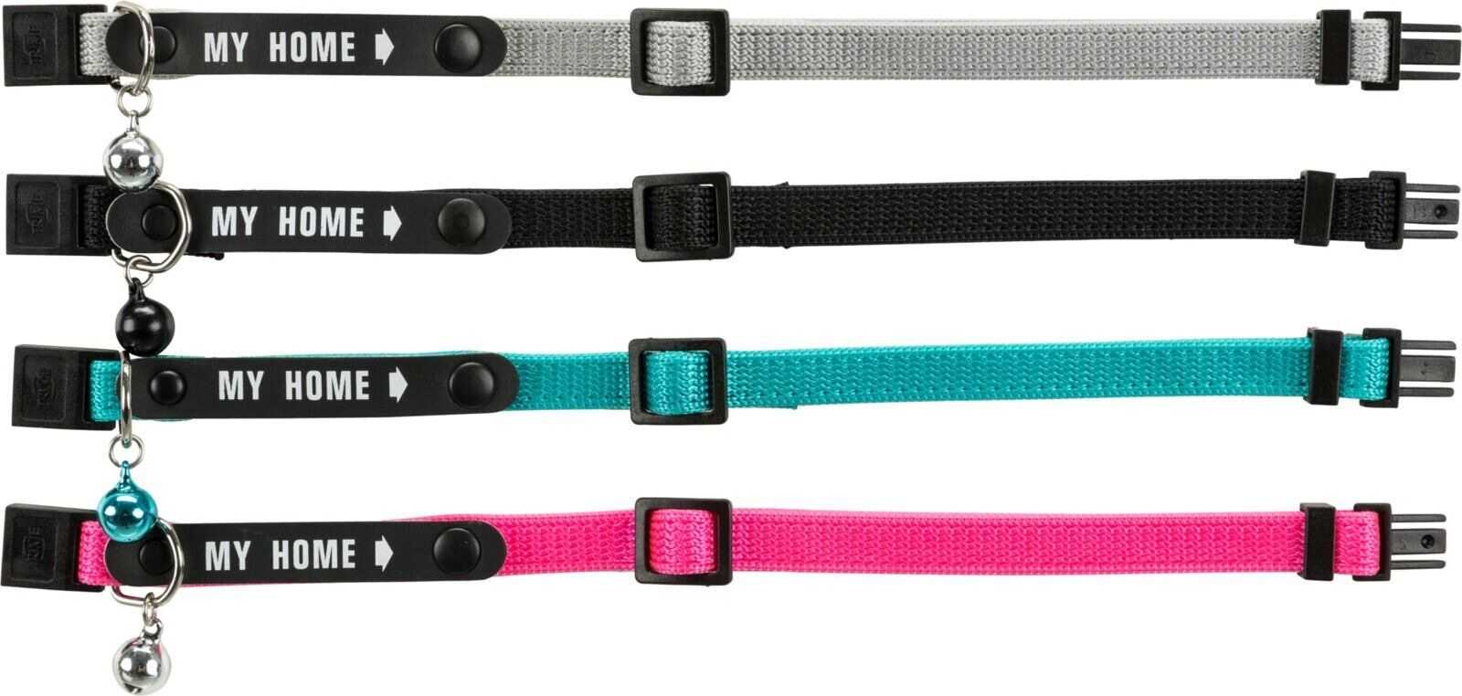 Trixie Cat Collar with Address Tag, Random Color, 1 Piece