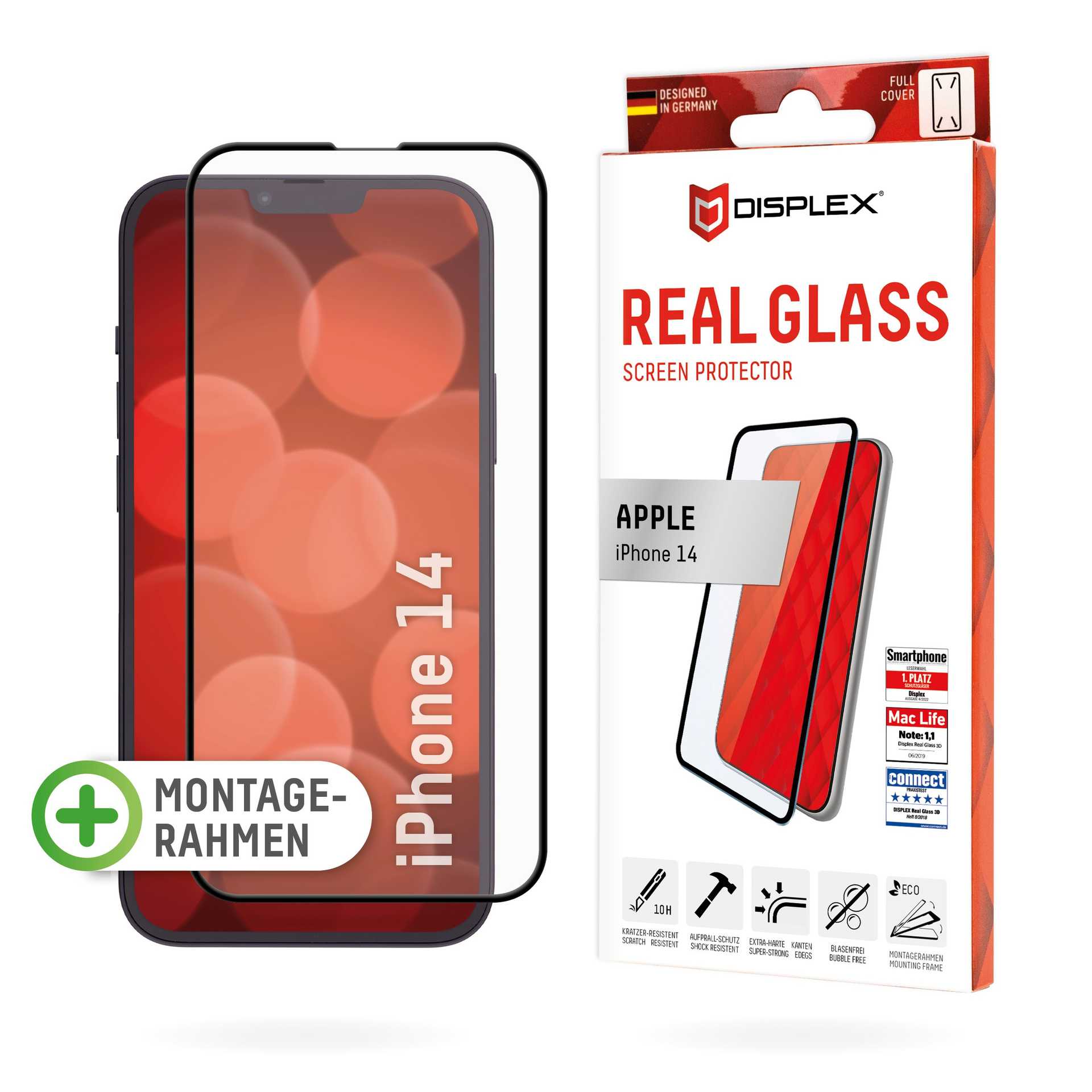 DISPLEX Real 3D Screen Glass for iPhone 13/13 Pro/14/16e