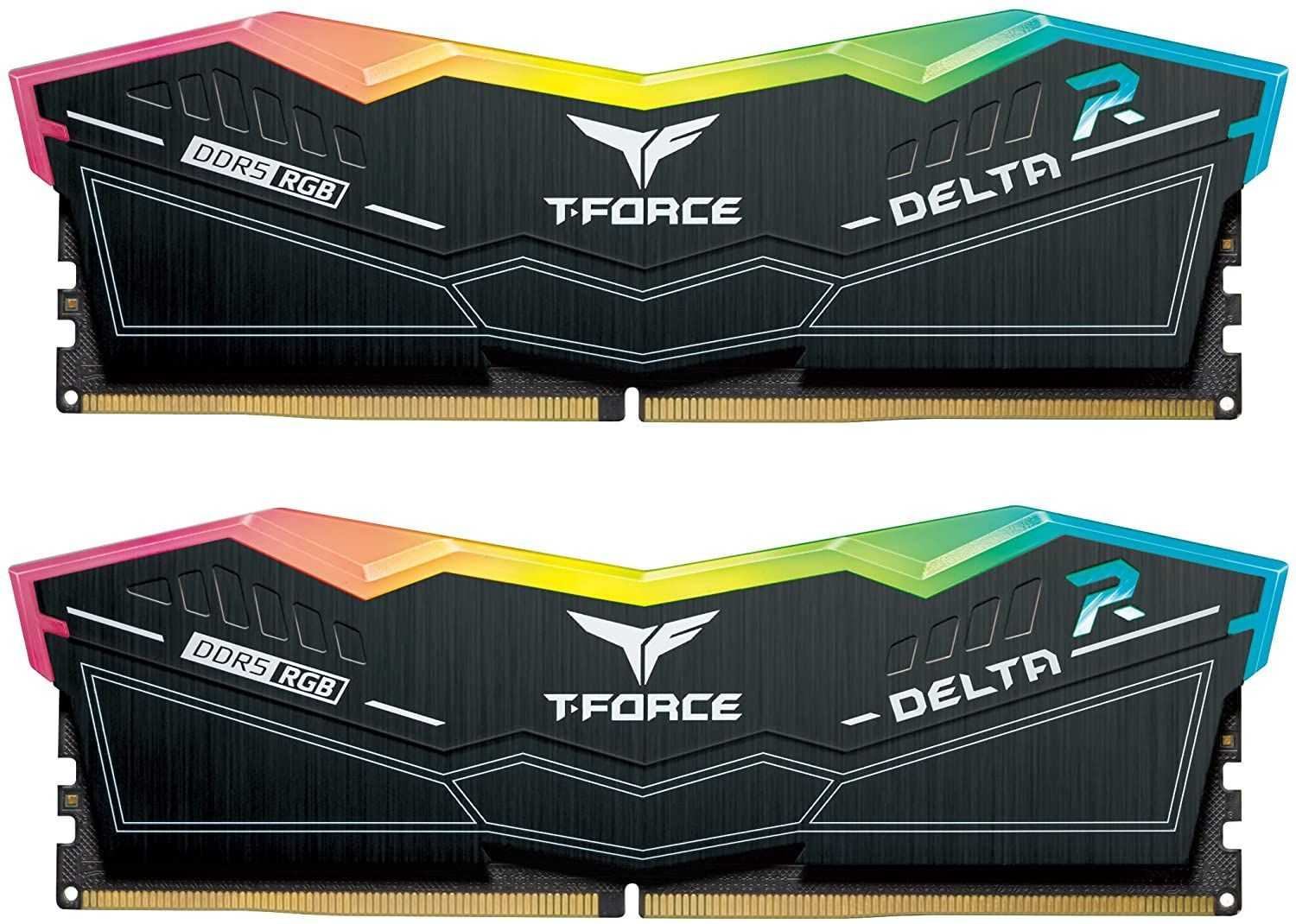 TEAM GROUP T-Force DELTA RGB DDR5 SDRAM 32GB kit 6400MHz CL40 On-die ECC DIMM 288-PIN