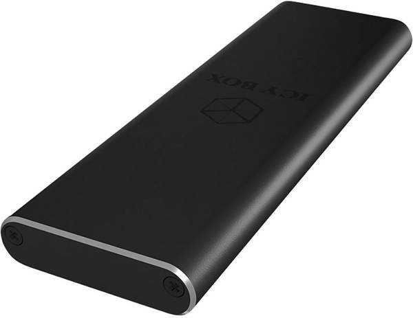 ICY BOX External HDD Enclosure M.2 SATA USB 3.0 Black IB-183M2