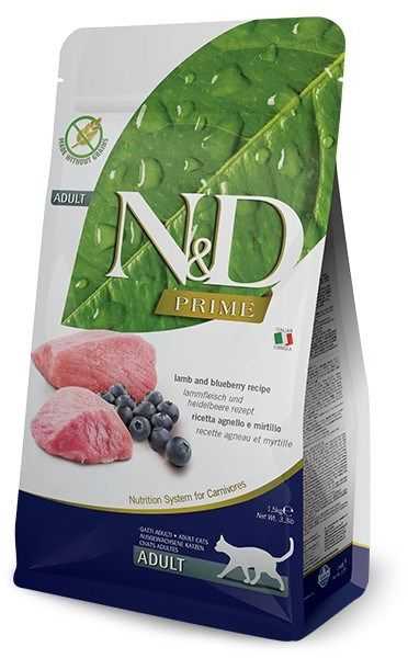 Farmina N AND D Prime Lamb and Blueberry Adult 1.5kg