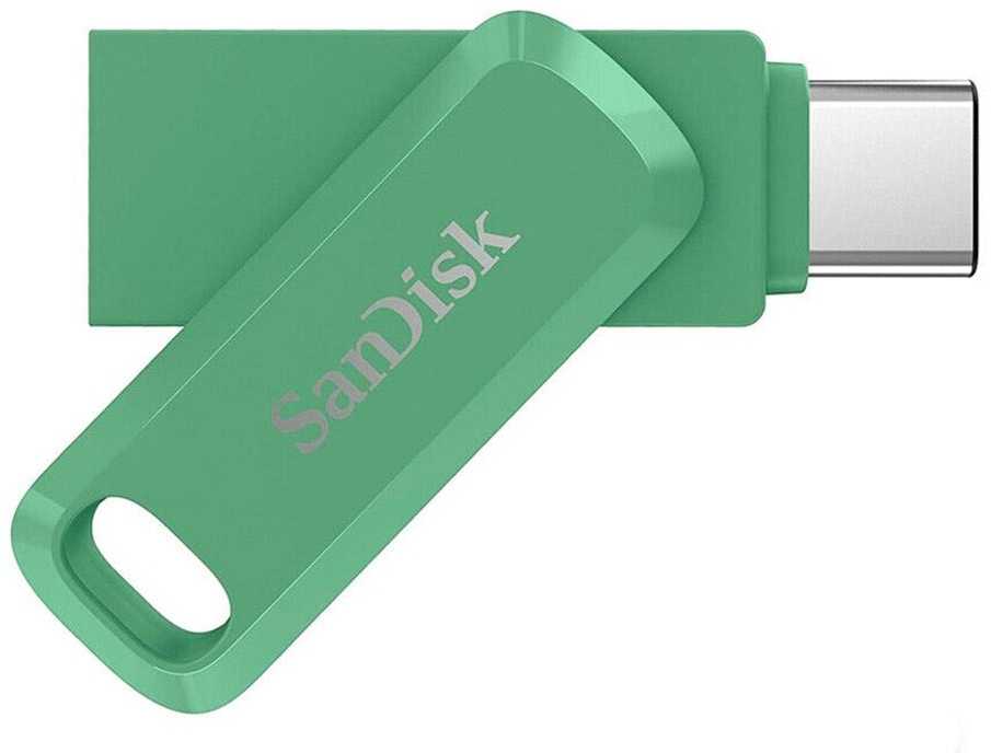 SANDISK 64GB Ultra Dual Drive Go USB-A / USB-C 3.2 Absinthe Green