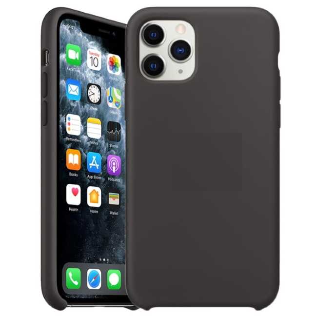 Riff Thin AND Soft Back Case for iPhone 11 Pro, Carbon Gray