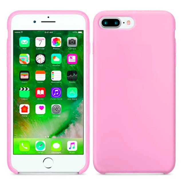 Riff "Thin AND Soft Back Case for iPhone 7 Plus / 8 Plus" Rose Pink