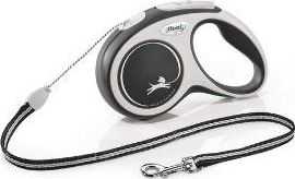 Flexi automatic leash New Comfort S tape 5 m color black.