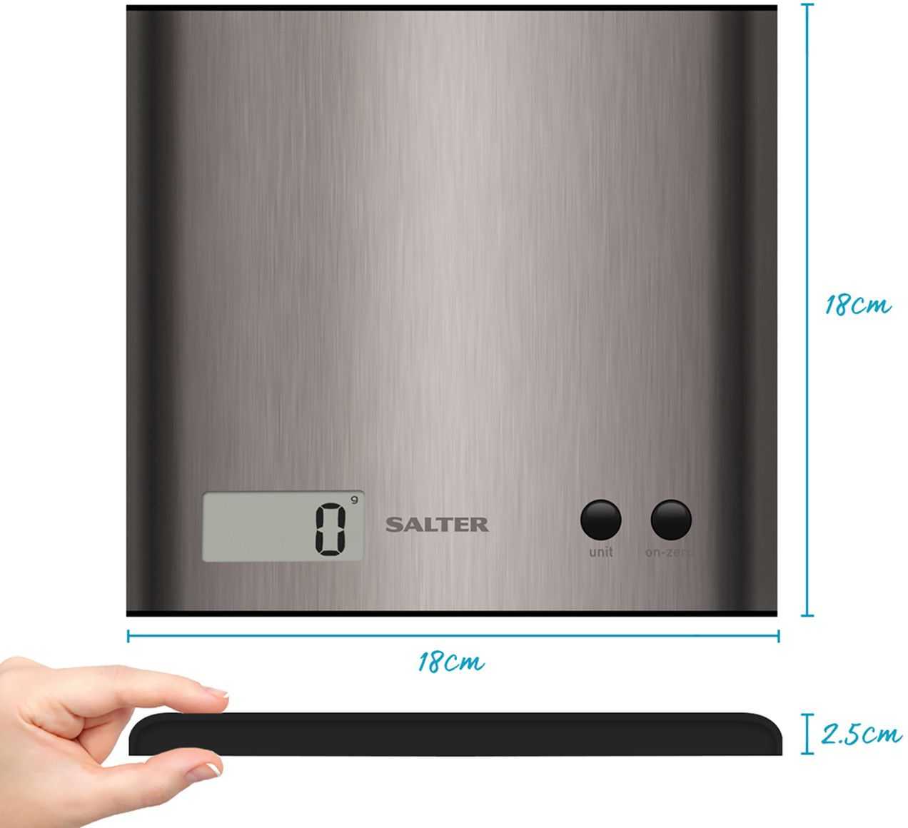 Salter 1087 SSDRCEU16 Pro Silver