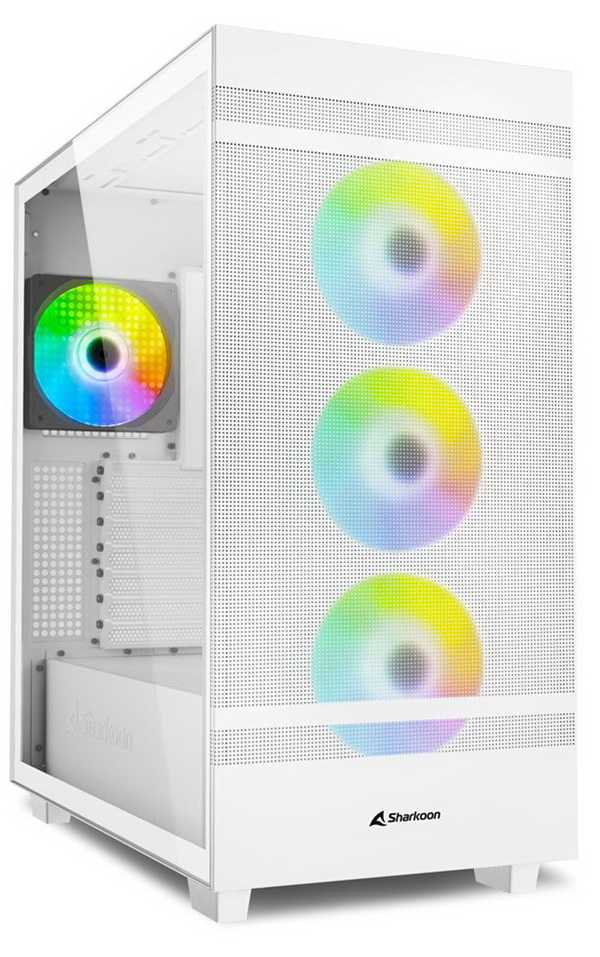Sharkoon Rebel C50 RGB (white, tempered